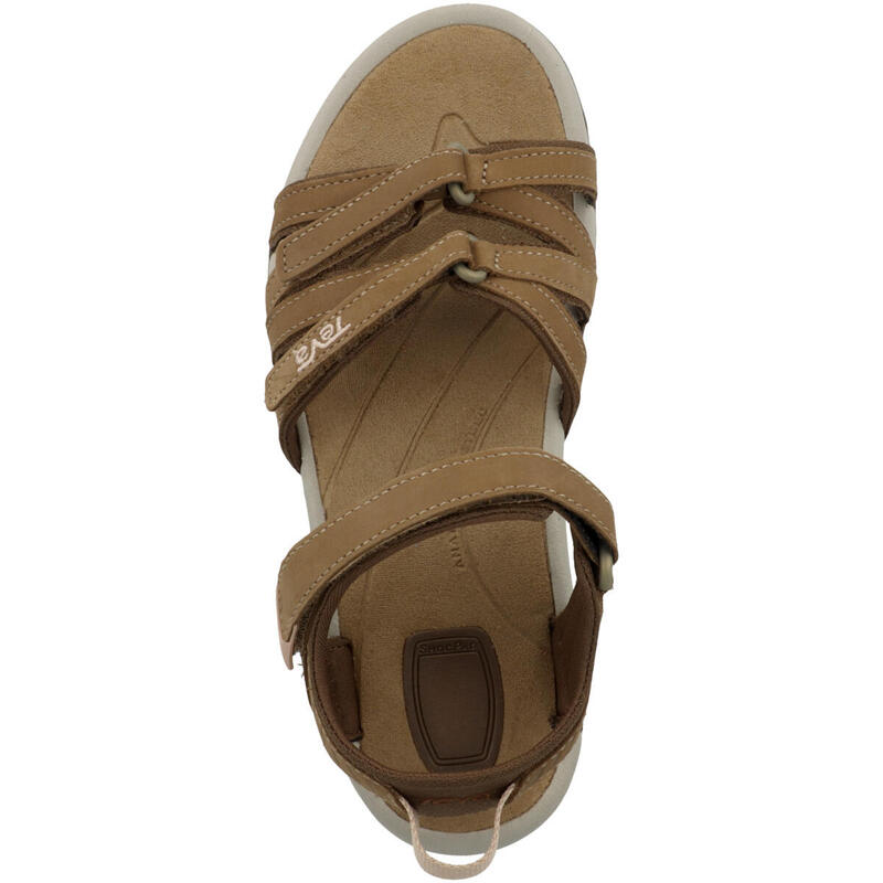 TEVA Teva Sandales W Tirra Leather HONEY BROWN  Femmes