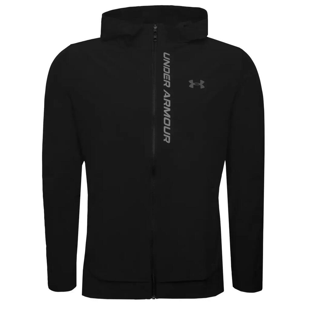Men's Under Armour Outrun Navy Zip-Up Sweatshirt
