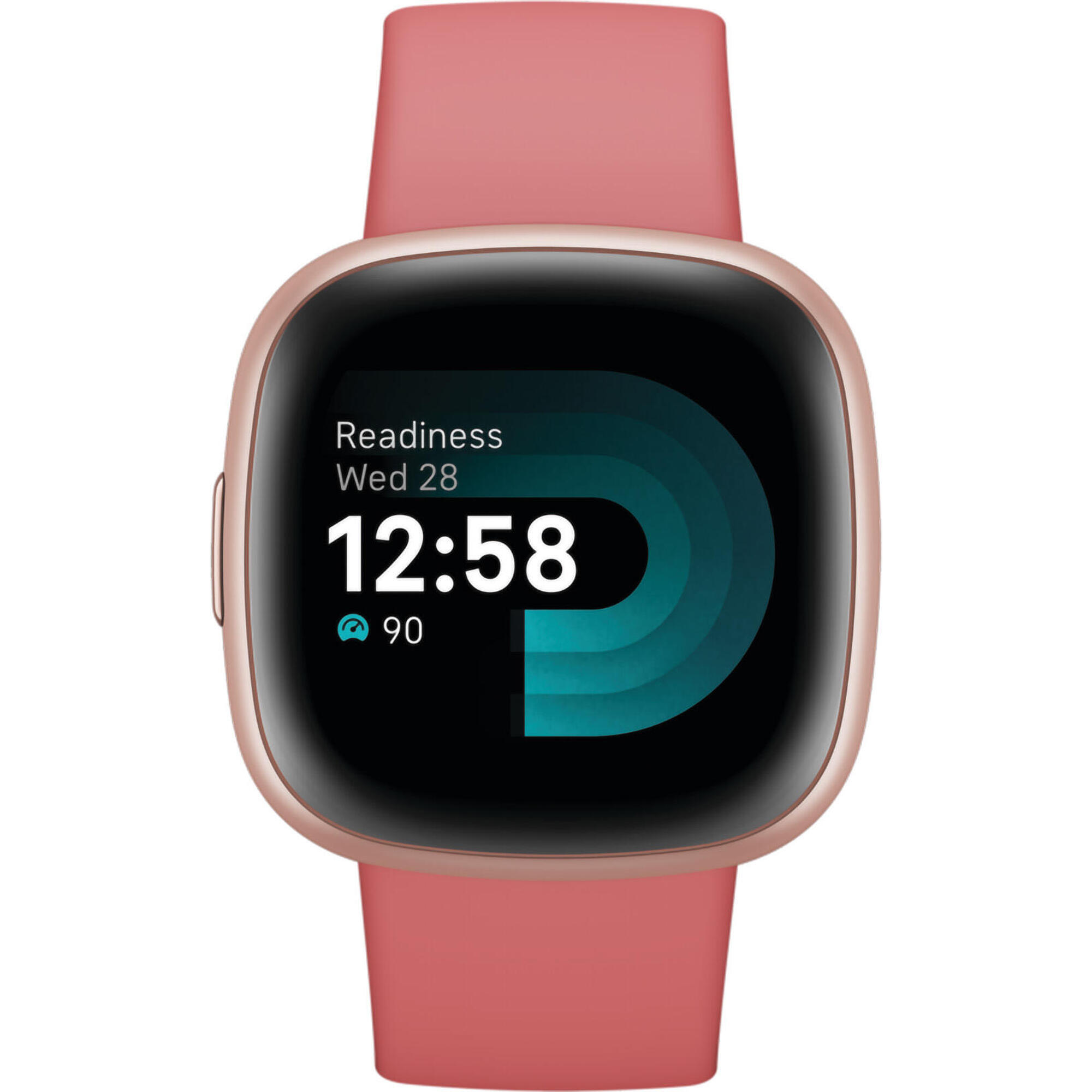 Fitbit - Montre Intelligente Versa 4 Rose - Montre Connectée - Rose - Taille Unique - Decathlon