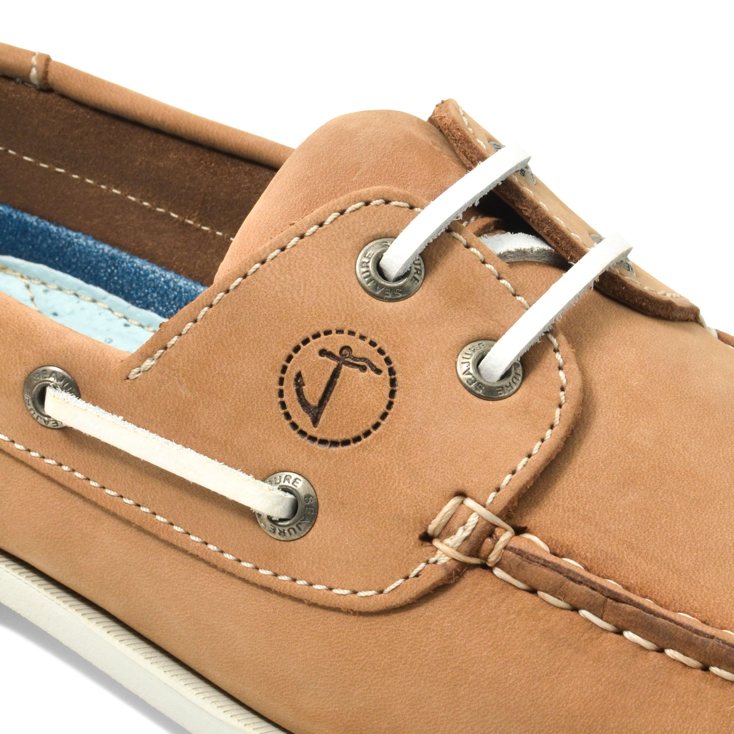 Zapatos Náuticos Seajure Esterel Hombre Marrón Claro Nobuck 5/5