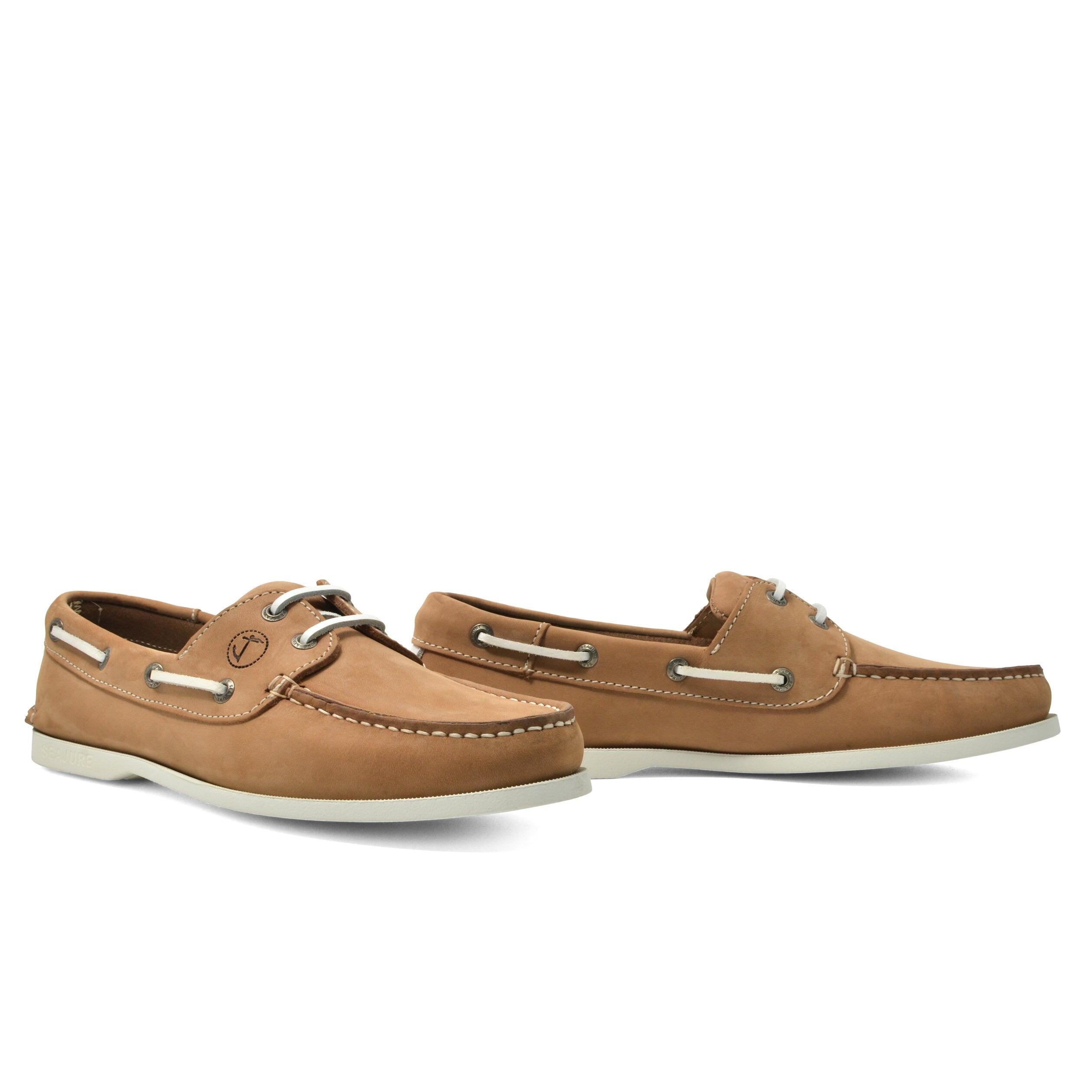 Zapatos Náuticos Seajure Esterel Hombre Marrón Claro Nobuck 3/5