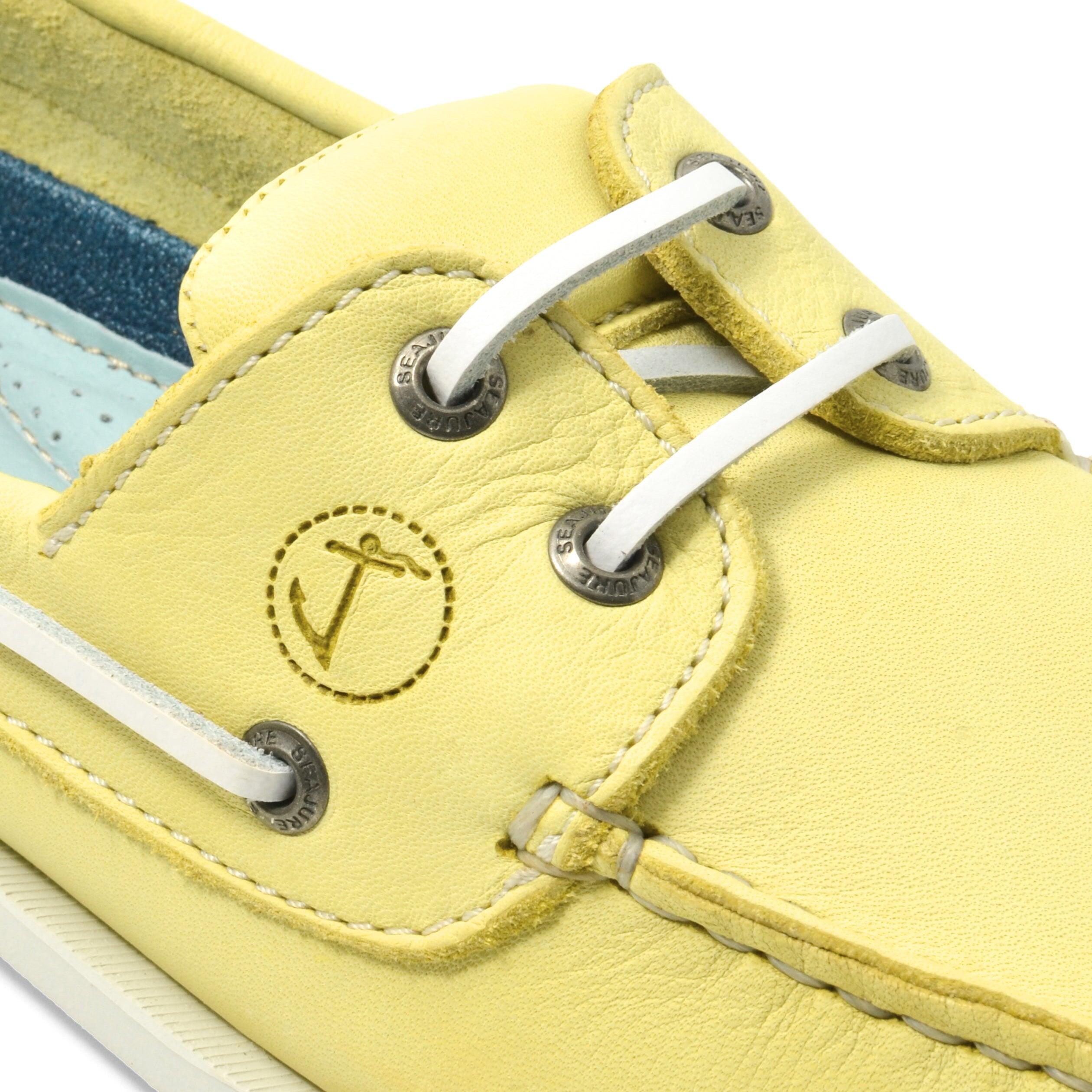 Zapatos Náuticos Seajure Carova Hombre Limón Nobuck 5/5