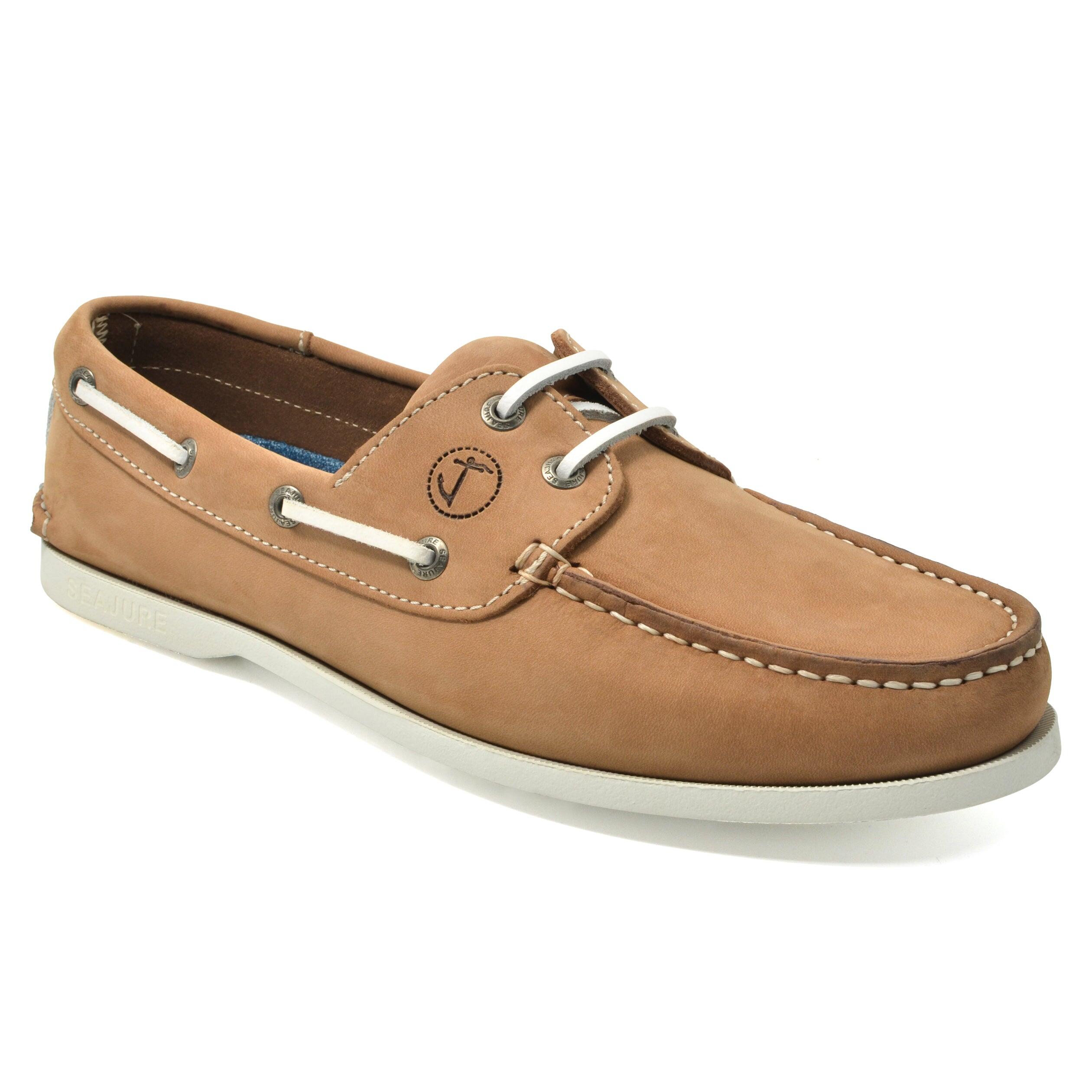 Zapatos Náuticos Seajure Esterel Hombre Marrón Claro Nobuck 1/5
