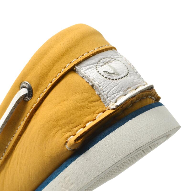 Chaussures Bateau Maho Homme Jaune Nubuck