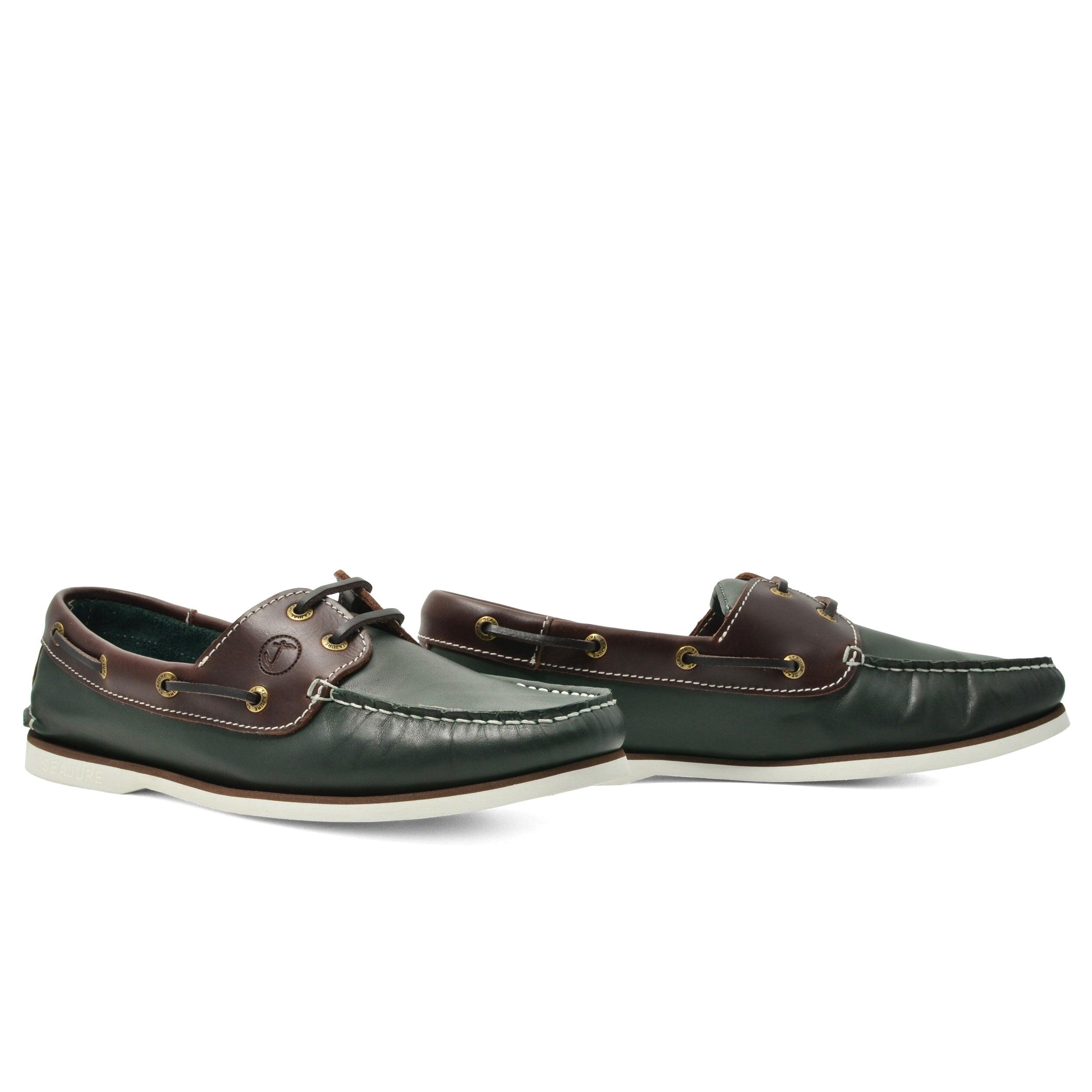 Bootschoenen Guayedra Heren Groen en Bruin Leer 3/5