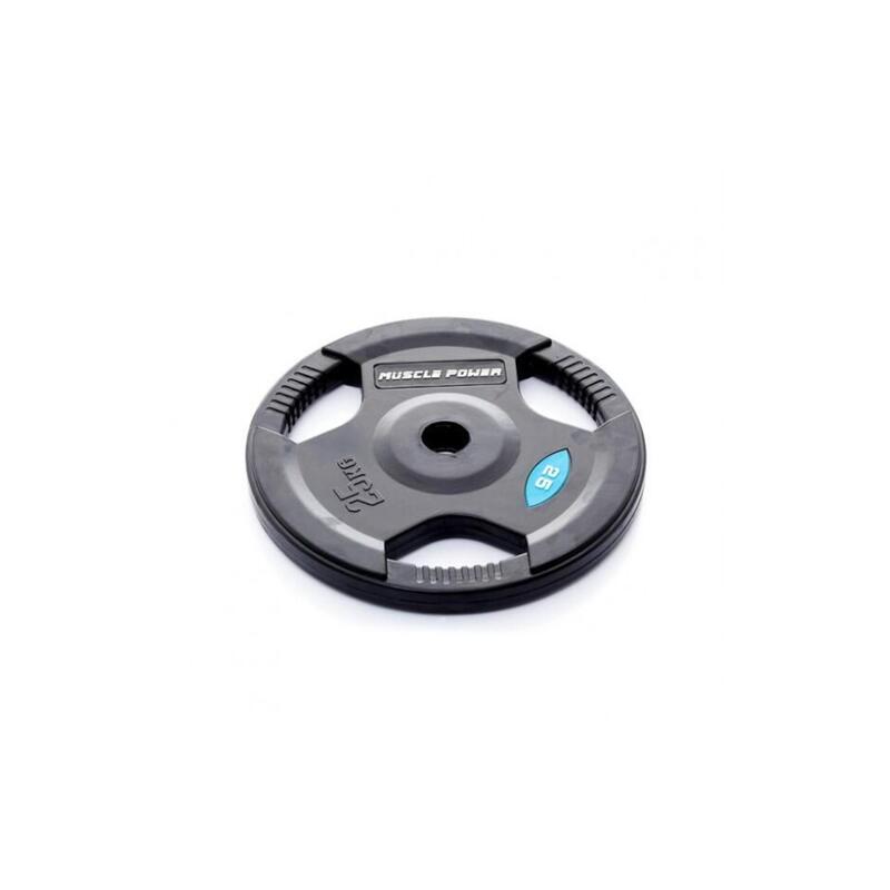 Disque de poids en caoutchouc Muscle Power - 50 mm - 25 kg