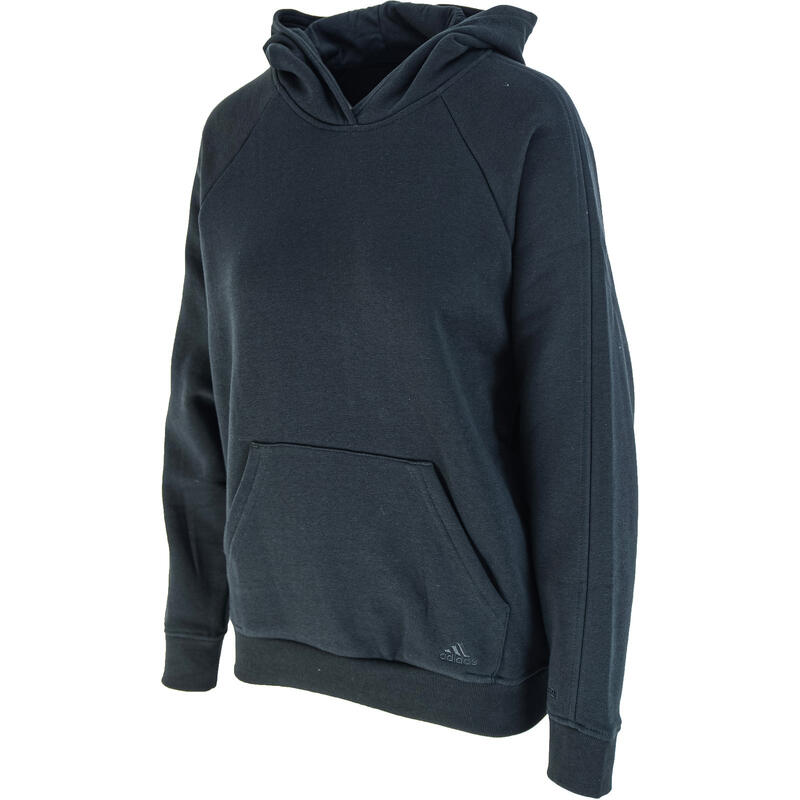 Pulóver adidas ALL SZN Fleece Boyfriend Hoodie, Fekete, Nők