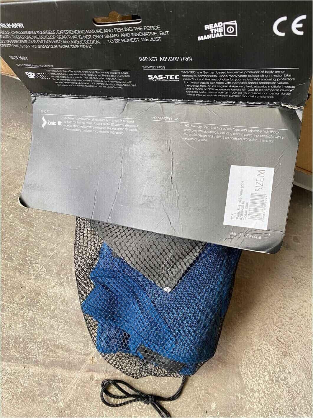 K-Traze AMP Kniebeschermers - Blauw 3/3