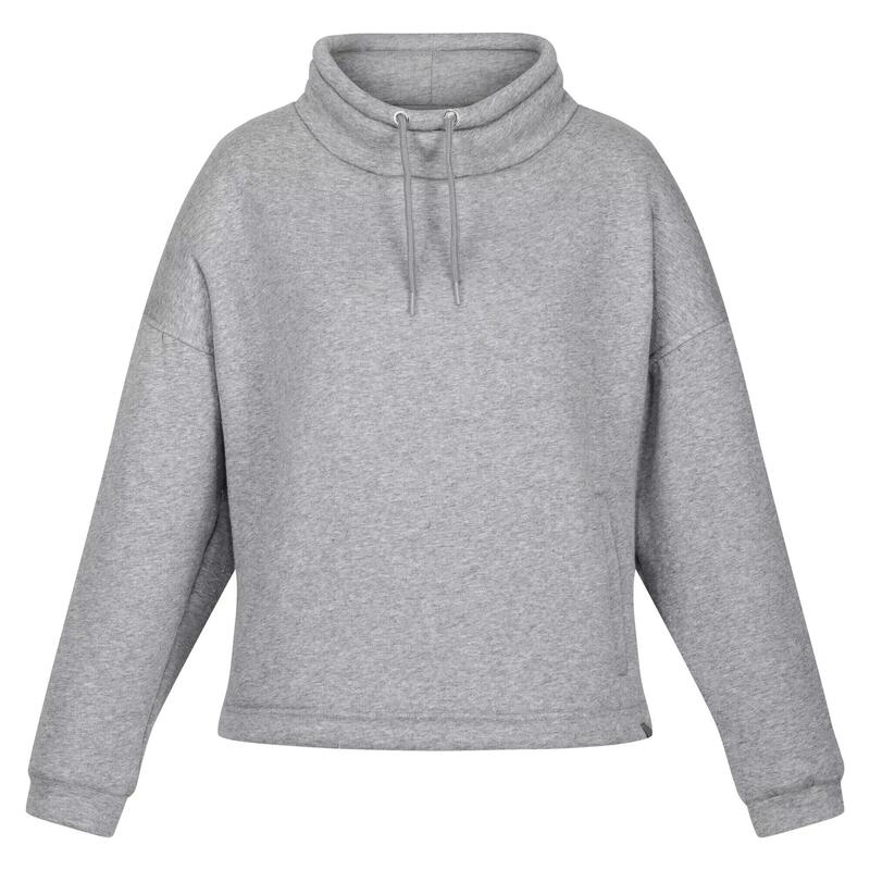 Jersey Janelle Jaspeada de Jersey para Mujer Gris Tormenta