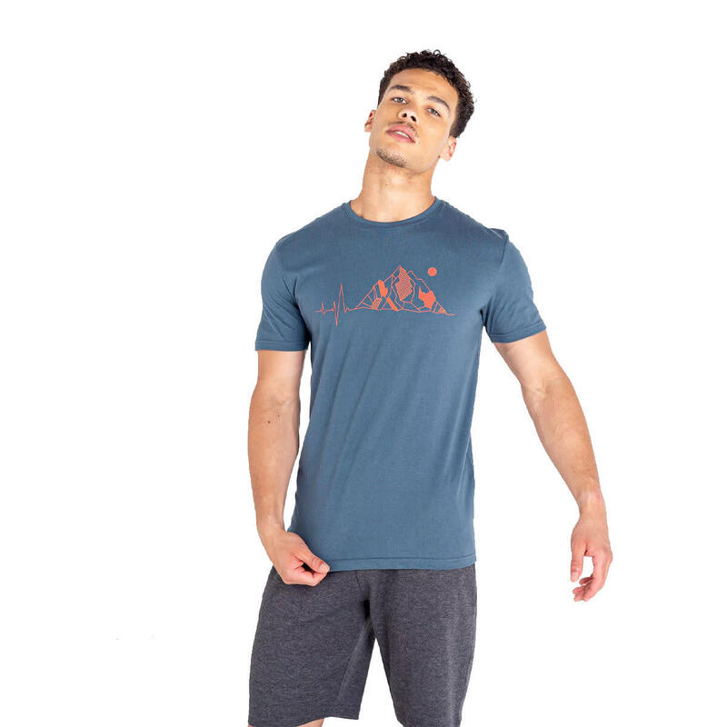 Camiseta Integral II Látido del Corazón para Hombre Gris Orión