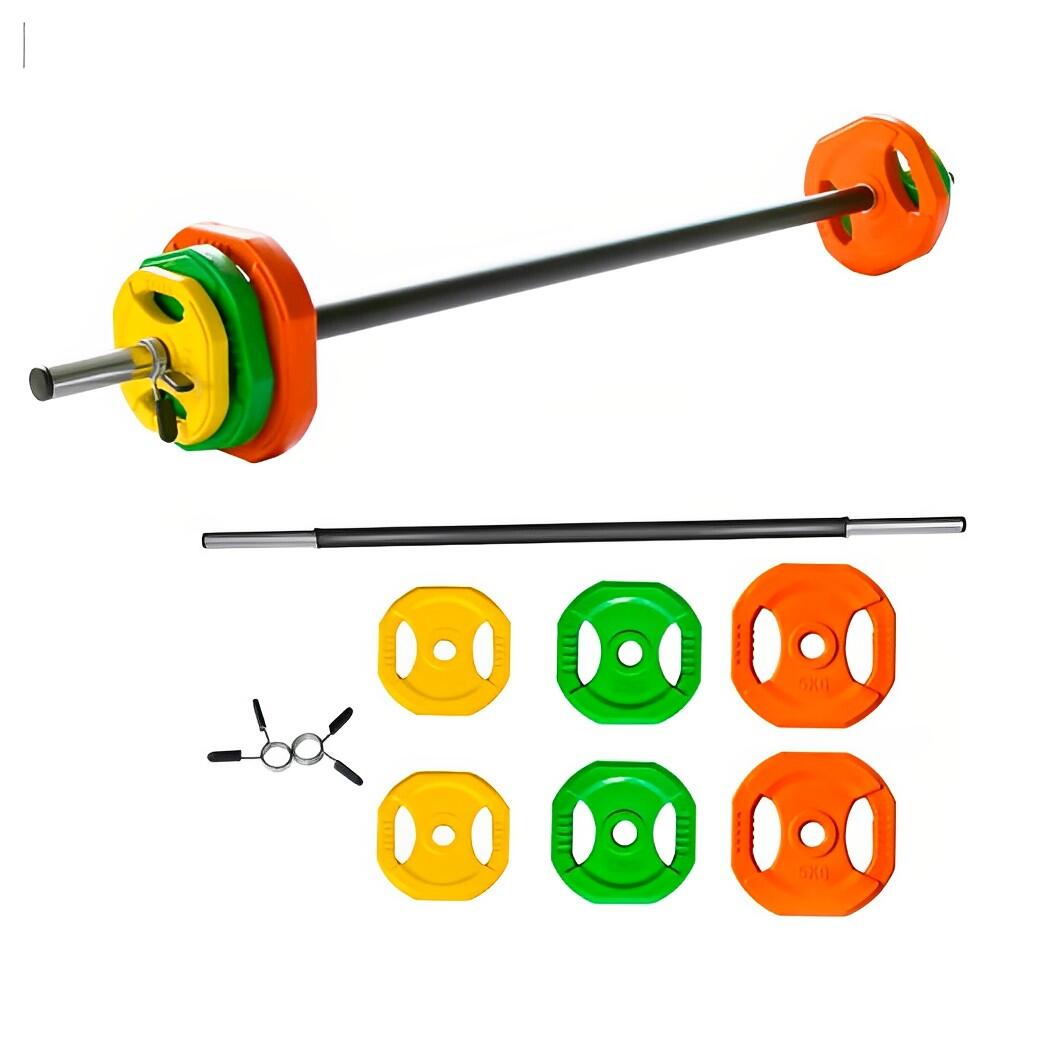 Set Pump Completo 20 kg 28 mm Fitness 2/3
