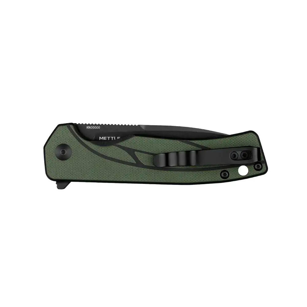 Navaja De Bolsillo EDC, Olight Oknife Mettle, Verde, Acero 154CM, Mango G10 6/7