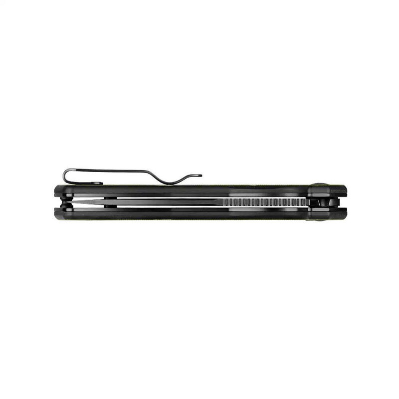 Canivete EDC, Olight Oknife Mettle, Verde, Aço 154cm, Cabo G10