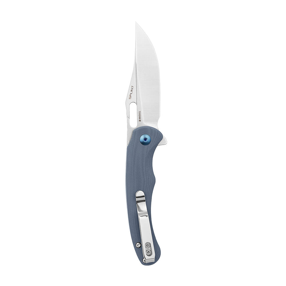 Navaja De Bolsillo EDC, Olight Oknife Splint, Azul, Acero N690, Mango G10 2/7