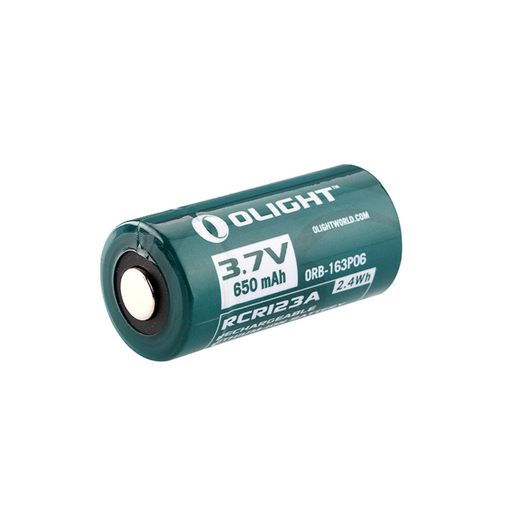 Pack De 2 Pilas Recargables, Olight RCR123A, 3.7V, 650 mAh 2/4