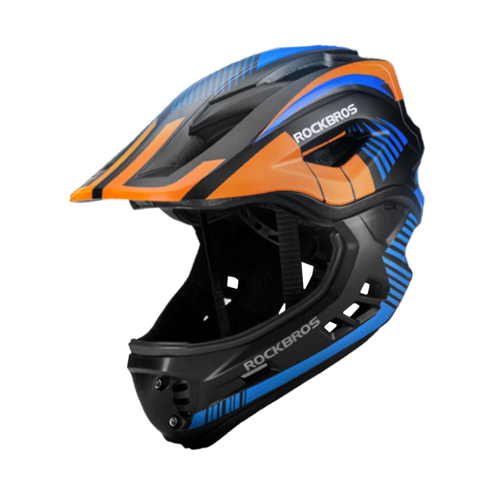 CASQUE INTÉGRAL VTT ENFANT 32SOBL PROTÈGE-MENTON 3/7