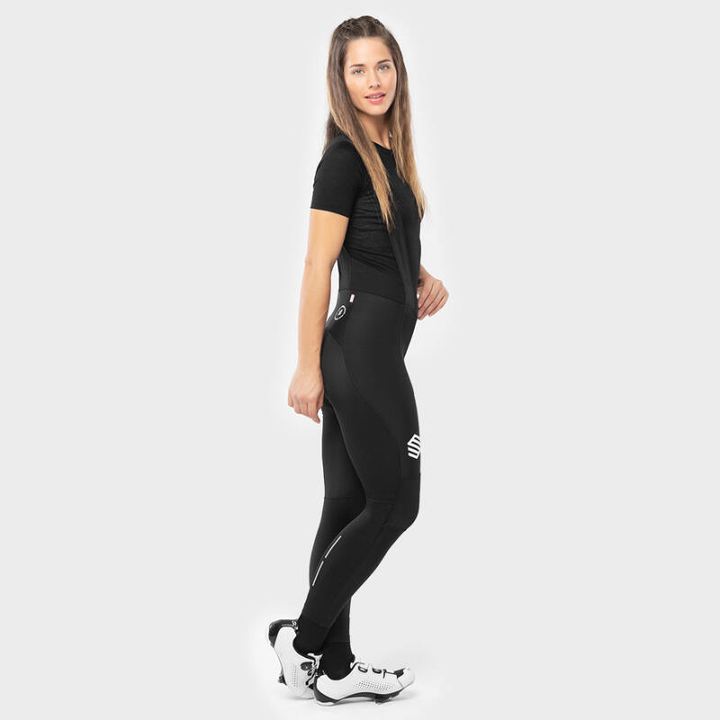 Damen Radsport lange fahrradträgerhose für BX Trento SIROKO Schwarz