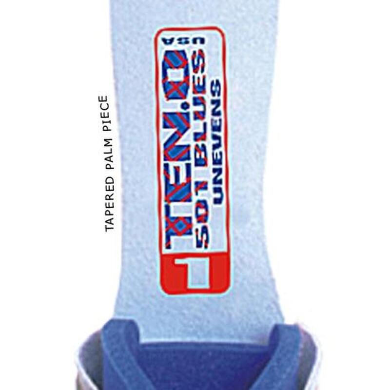 Cuirs de gymnastique - dames - Velcro (Bleu)