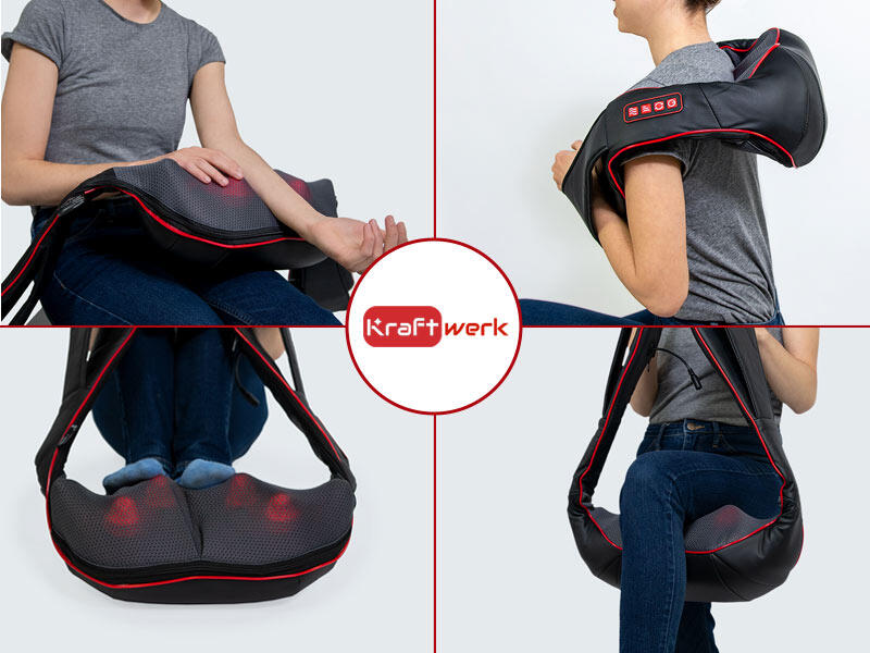 Massajador Shiatsu sem fios com função de aquecimento 6/6