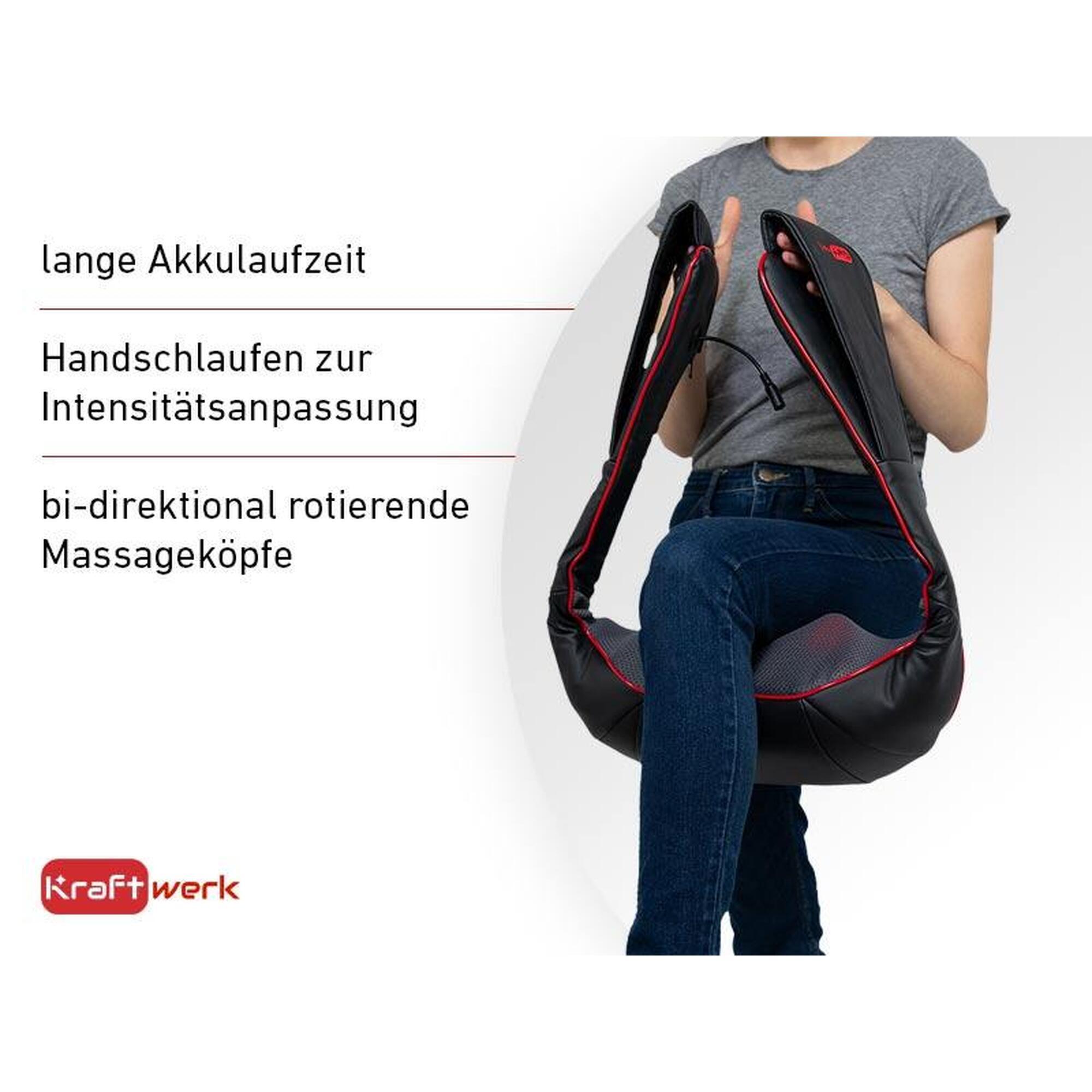 Draadloze Shiatsu-massager incl. warmtefunctie