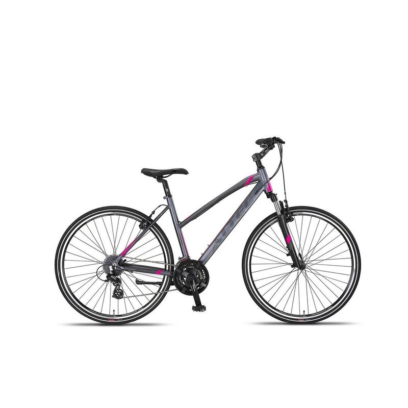 ALTEC Crossbike 28 Zoll Legarda Lady, grau-pink