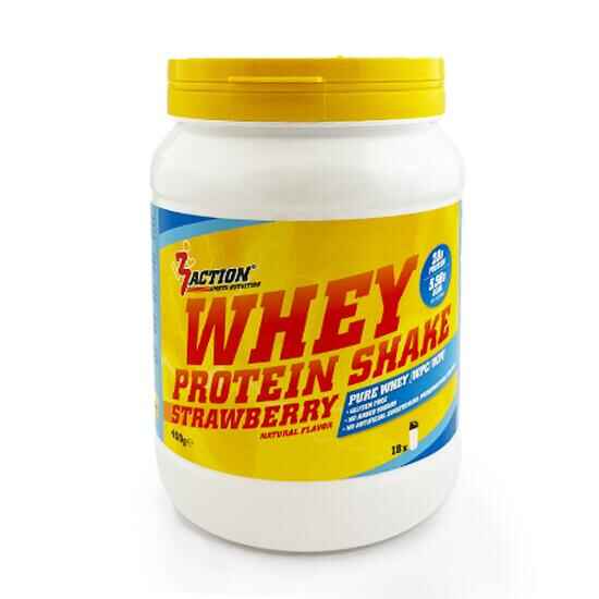 PROTEINPULVER WHEY ERDBEERE 450G