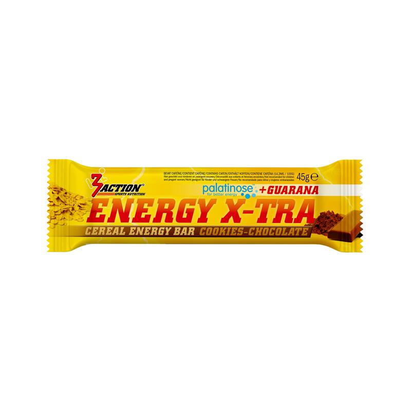 ENERGIERIEGEL X-TRA (MIT GUARANA) COOKIES-SCHOKOLADE GESCHMACK 20x45G