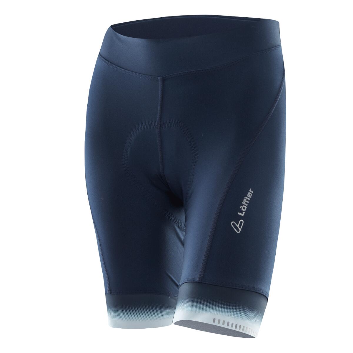 Pantaloncini da ciclismo da donna W Bike Tights Atalante Blu LOEFFLER Decathlon