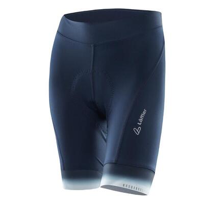 Fietsbroek voor dames kort w bike tights atalante - blauw