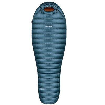 Mummyslaapzak loft 400 legion blue 195l lichtgewicht dons -17°c - volwassenen