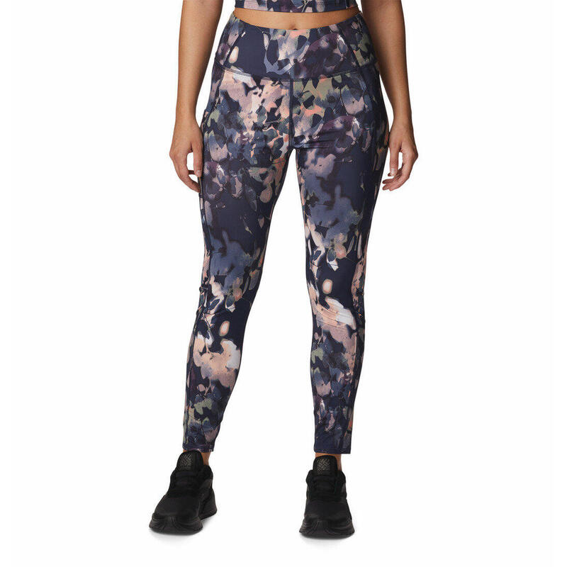 Pantaloni de sport Boundless Trek Legging - albastru femei