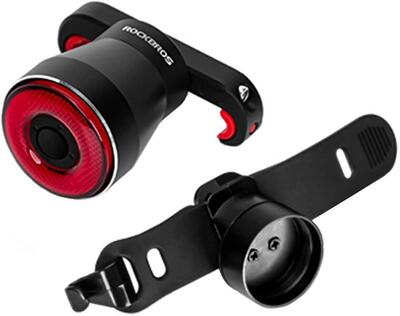 Smart fiets achter licht 60 lumen automatisch inschakelen 4 modi ip65 waterdicht