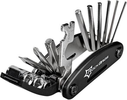 Outil Multifonctions Velo Multitool 16 en 1 Noir