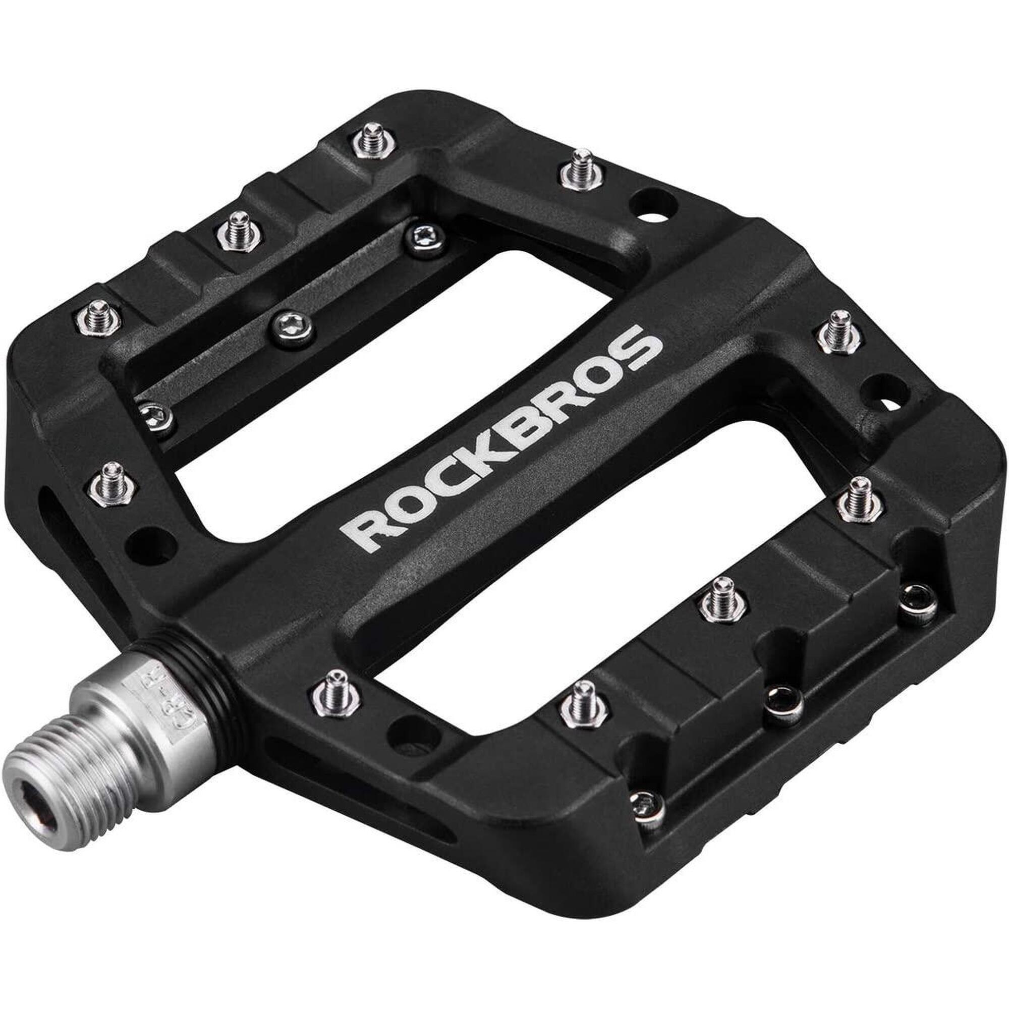 ROCKBROS MTB Pedaal Mountainbike Pedalen Nylon Fietspedalen Zwart