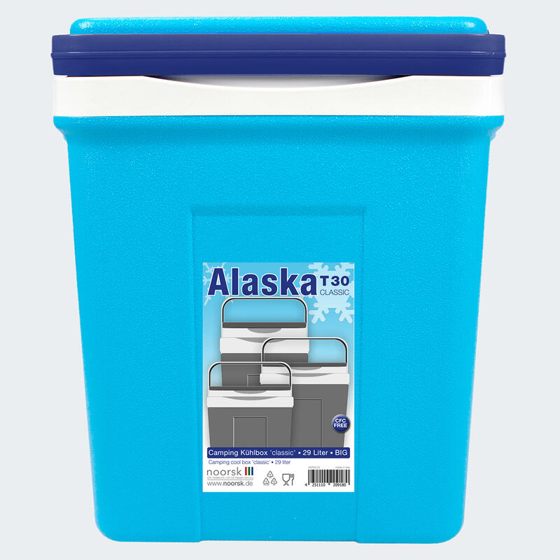 Glacière 'alaska' | Boîte isotherme pique-nique & camping | 18, 23 ou 29 litres