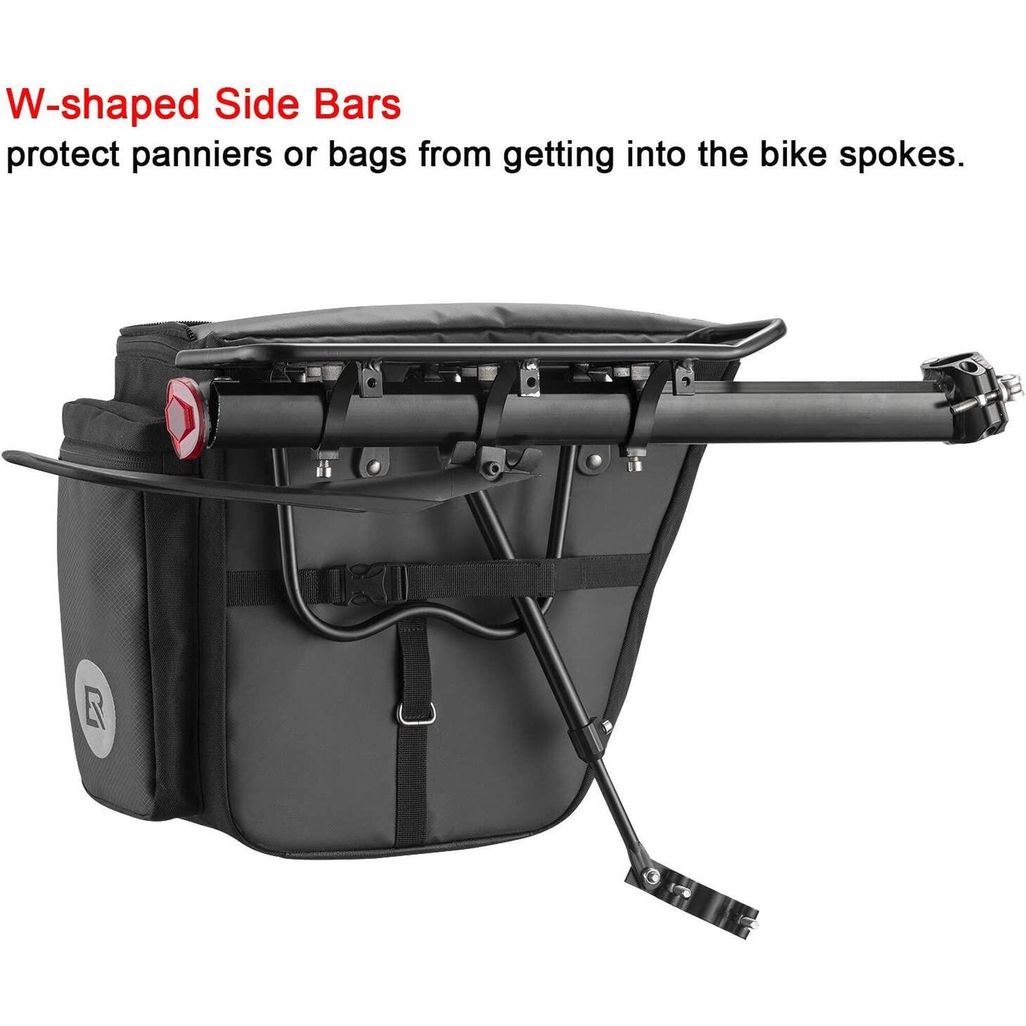 Bagagedragers Fiets Bagagedrager Quick Release met Reflector 24-29 inch 5/7