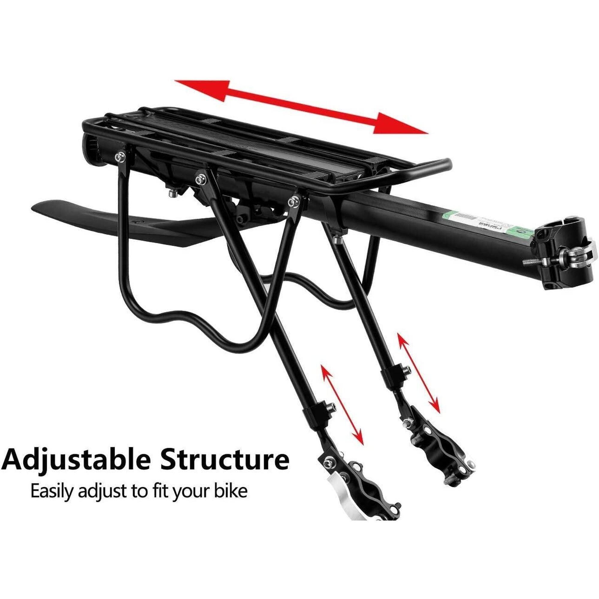 Bagagedragers Fiets Bagagedrager Quick Release met Reflector 24-29 inch 4/7