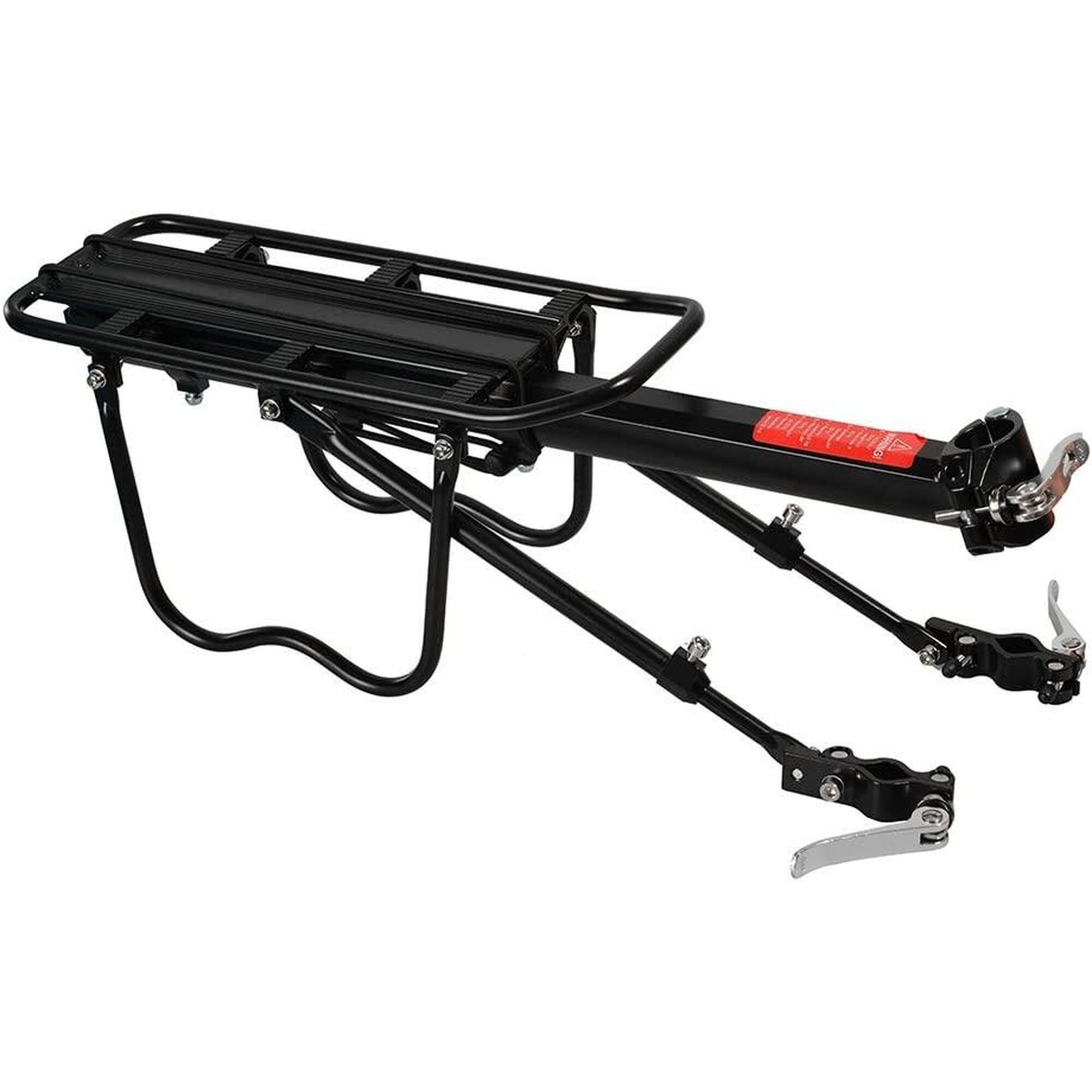 Rockbros - Porte-bagages Vélo À Libération Rapide Avec Réflecteur 24-29 Pouces - Porte-bagage - Noir - Taille Unique - Decathlon