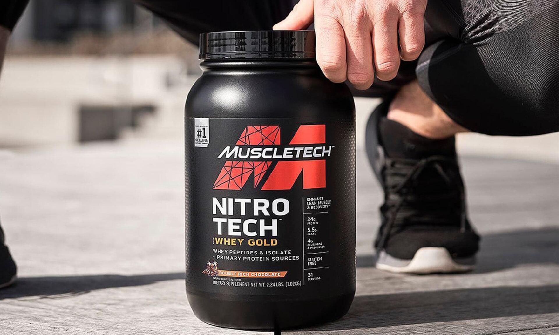 Nitro Tech Whey Gold - 2,27 kg Franse vanille Muscletech 4/5