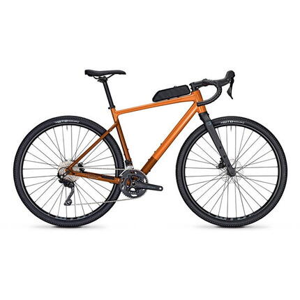 Vélo gravel adulte ATLAS 6.7 orange