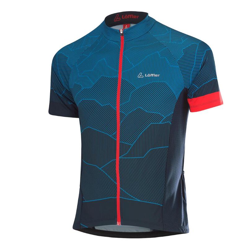 Fietsshirt korte mouwen M Bike Jersey FZ Hills MID - Blauw