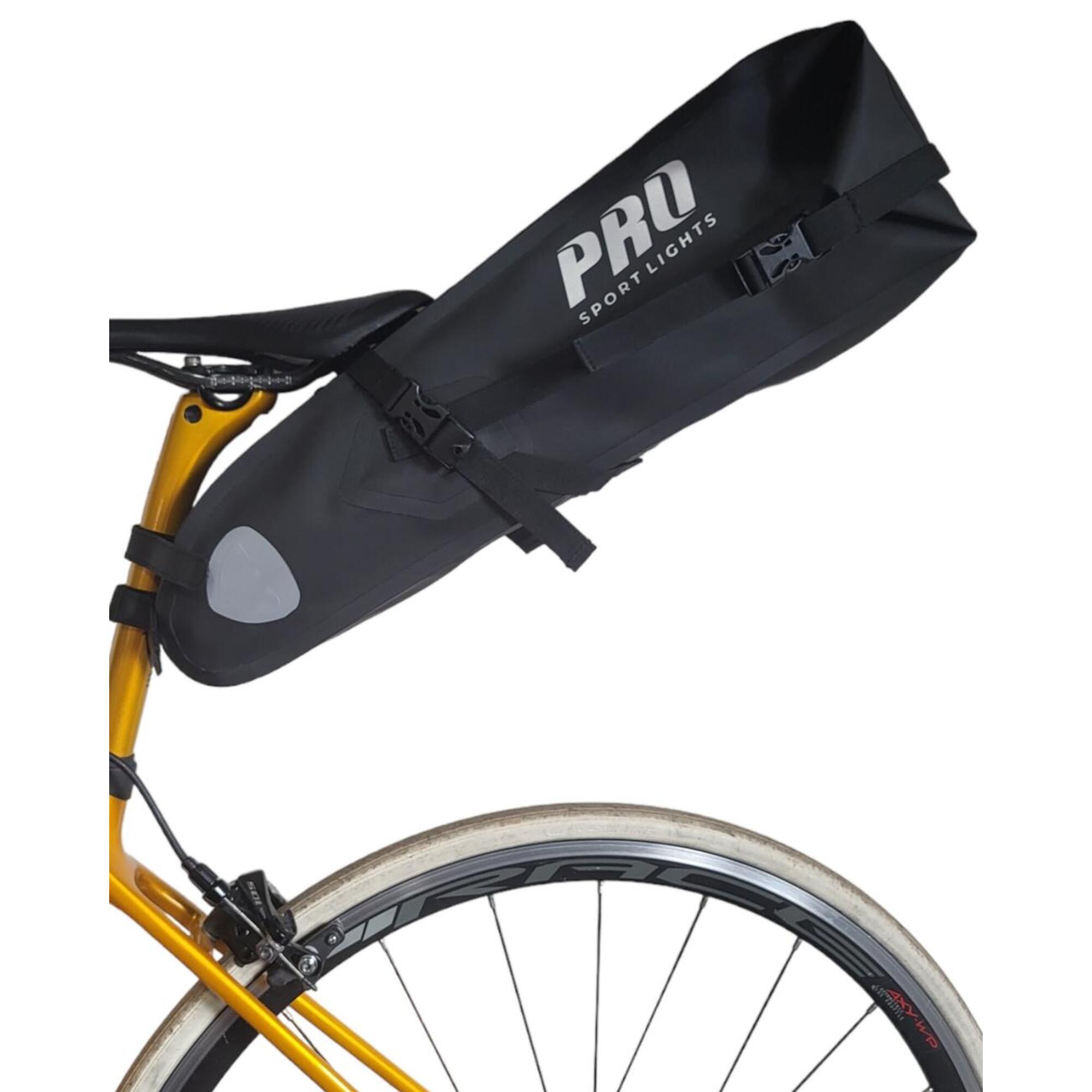 Pro Sport Lights - Sacoche De Selle 14 Litres - Noir - Étanche - Vélo De Route/vtt - Sacoche Selle Vélo - Noir - 14 L - Decathlon
