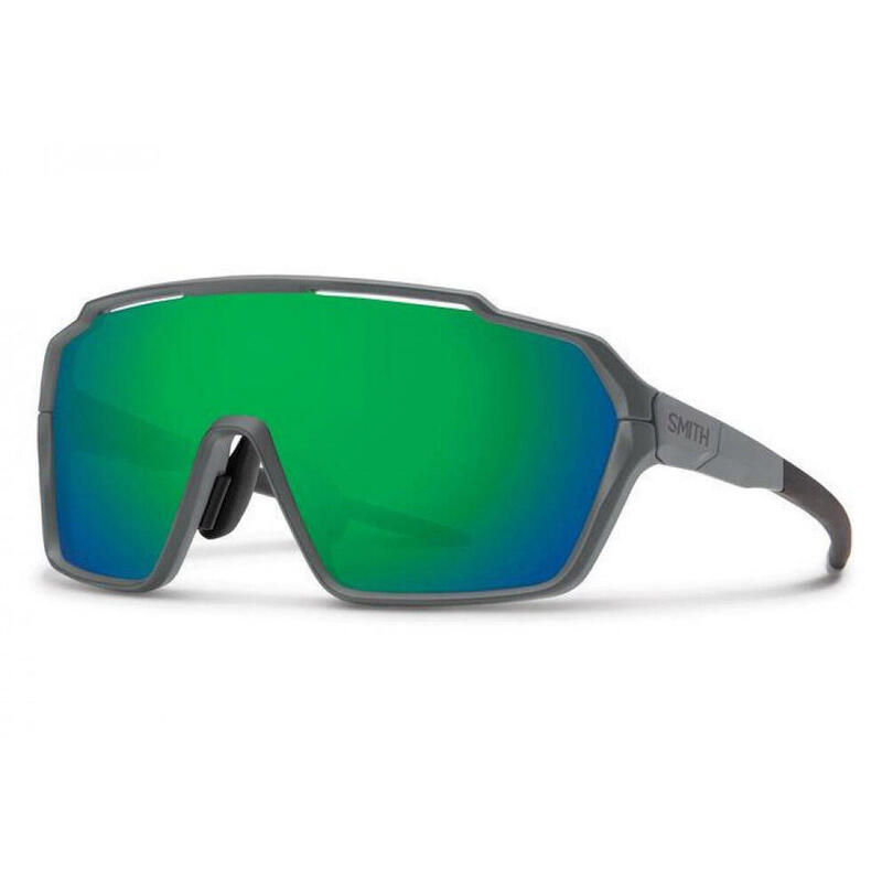 Ochelari soare Smith Shift MAG MTB Matte Cement ChromaPop Green Mirror