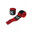 Fase de Box  Zebra Negre/Rosu 4,5 m
