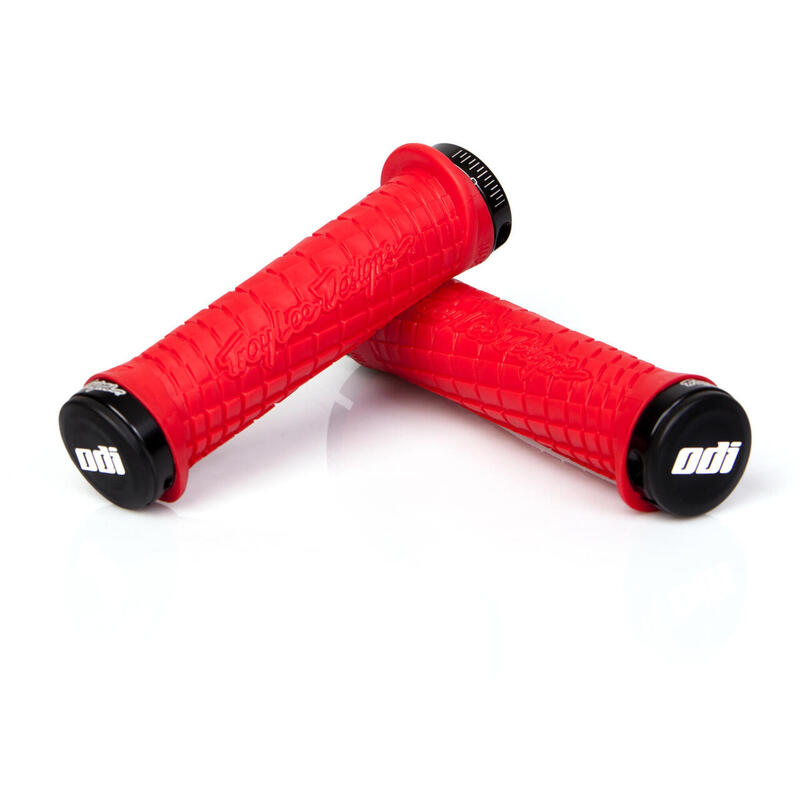 TROY LEE DESIGNS SIGNATURE BICYCLE LOCK ON BOUNS - RED/BLACK