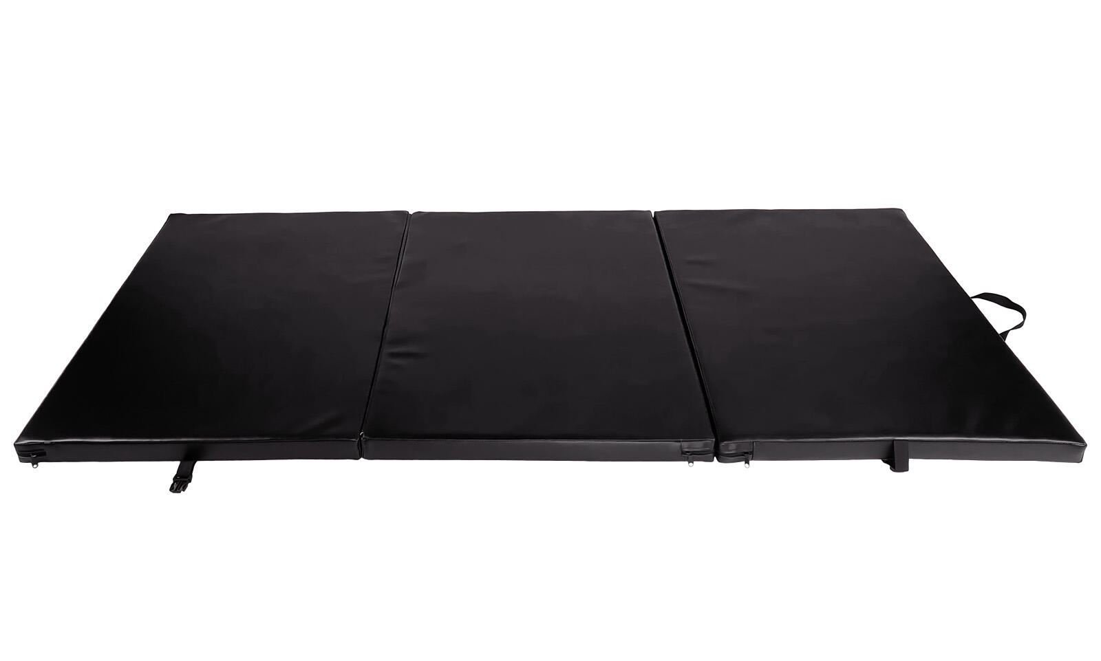 Materac gimnastyczny składany UNDERFIT 195 x 100 x 5 cm twardy czarny 2/6