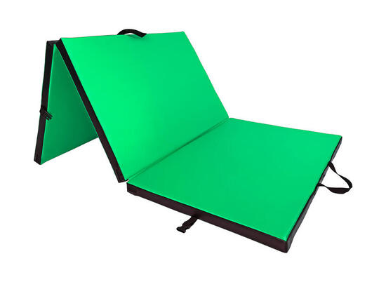 Materac gimnastyczny składany UNDERFIT 195 x 100 x 5 cm twardy biały