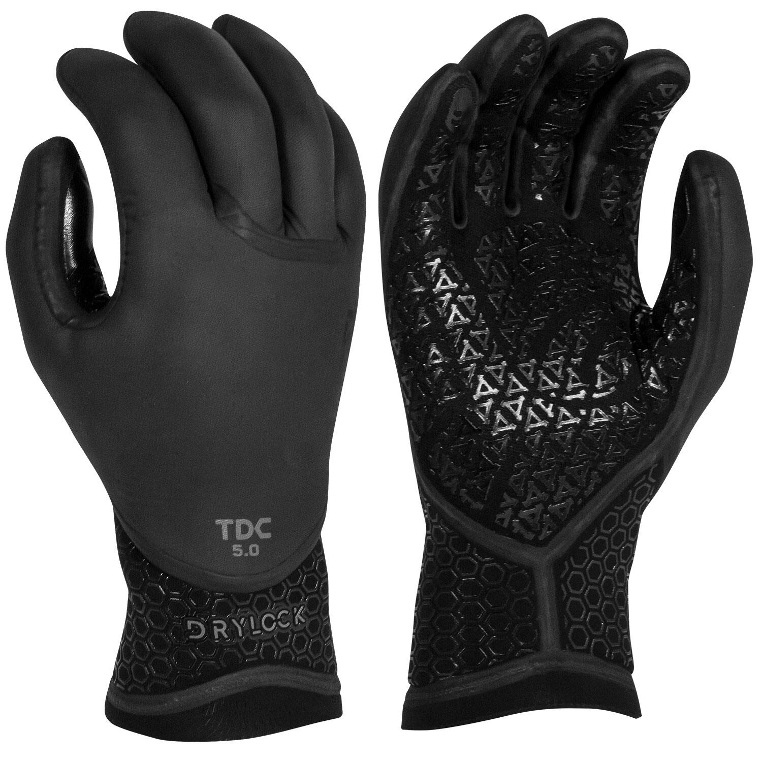 Xcel 5mm Drylock 5-Finger Wetsuit Gloves 1/4