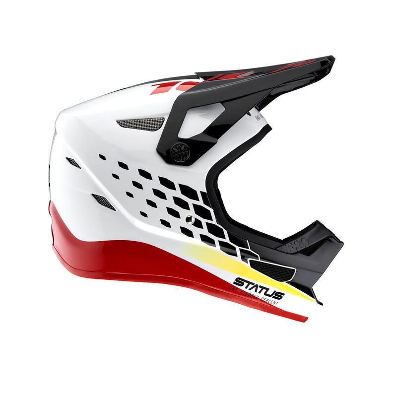 Casque Status Pacer - Blanc/Noir/Rouge