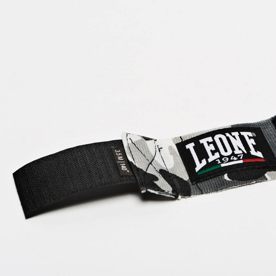 Vendas de boxeo Leone - Vendas de colores 3,5 m CAMOGRAFO GRIS 5/6